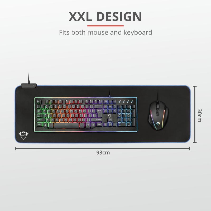 Mouse Pad Gaming Trust GXT 764 GlideFlex cu LED RGB, 930x300mm - imagine 17
