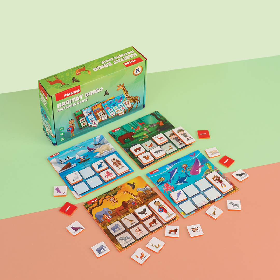 Puzzle Potrivește Habitatul - Joc Educativ Copii - imagine 2