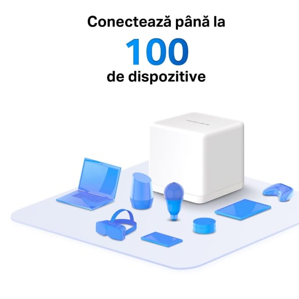 Router Wireless MERCUSYS Halo H30G AC1300 Mesh, 3 unități - imagine 8
