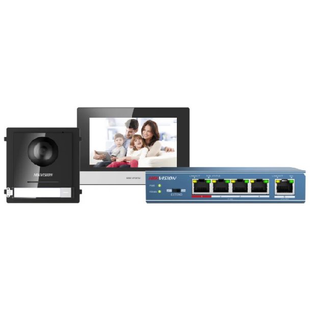 Kit Videointerfon IP Hikvision DS-KIS602