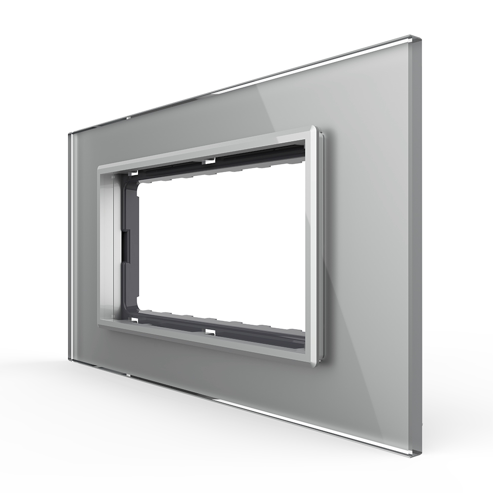 Rama Sticla Livolo 4 Module Standard Italian - imagine 13