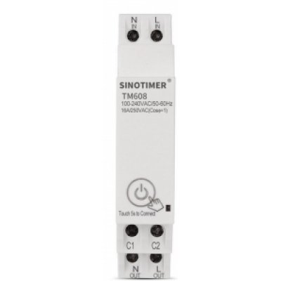 Comutator WIFI Digital Sinotimer TM608, 16A