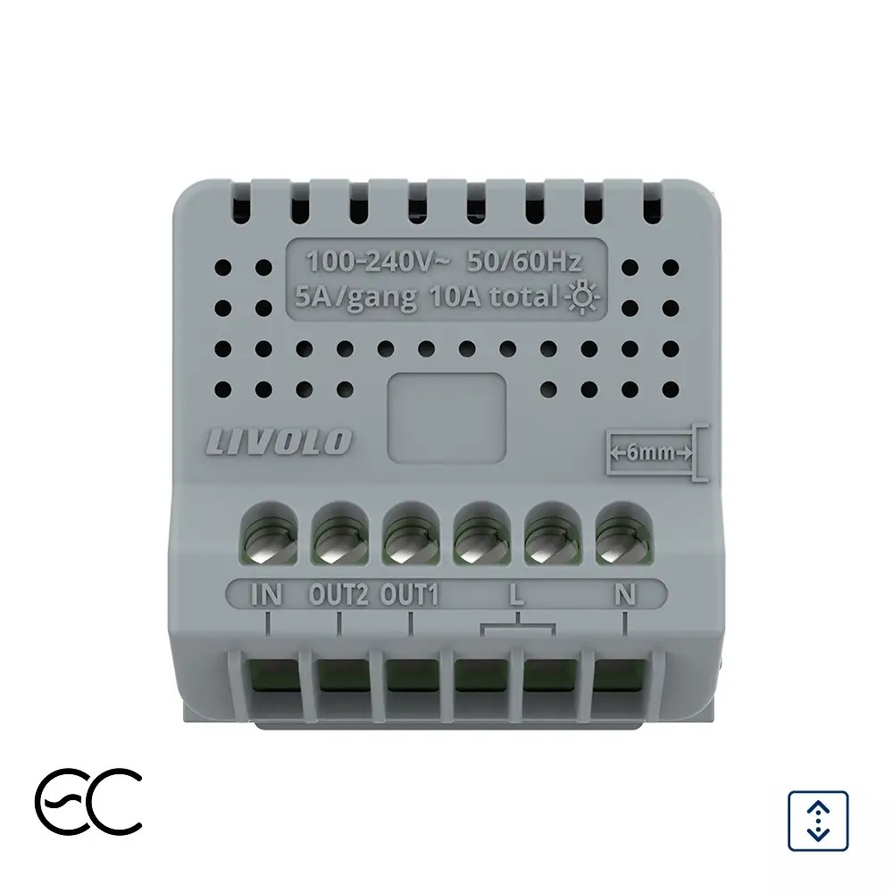Modul Touch Draperie ZigBee LIVOLO, Inteligent - imagine 4