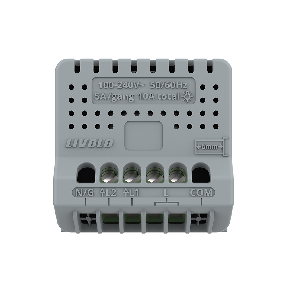 Modul Touch Dublu LIVOLO ZigBee, Alb - imagine 4