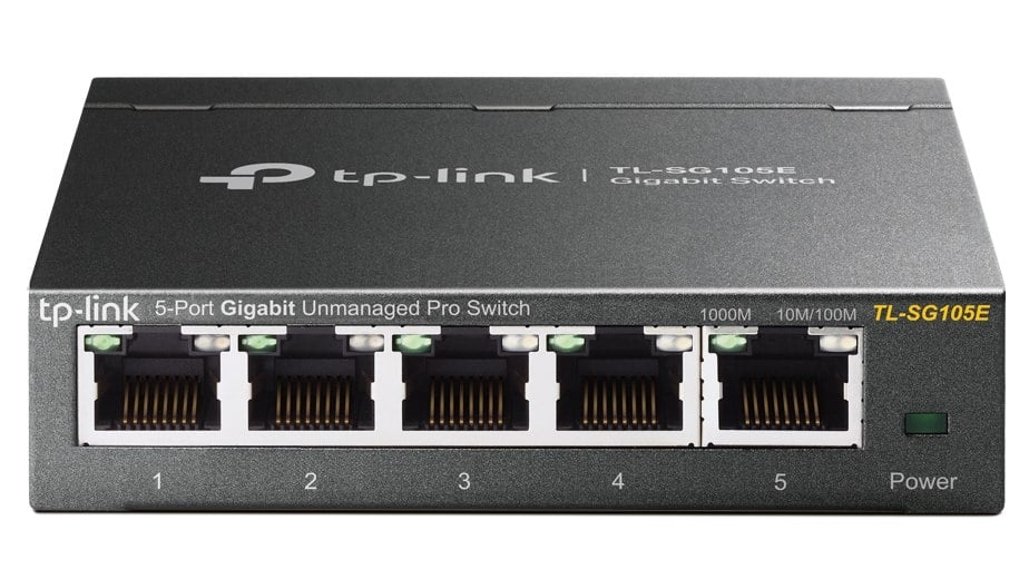 Switch TP-Link TL-SG105E 5 Porturi Gigabit Metal - imagine 1