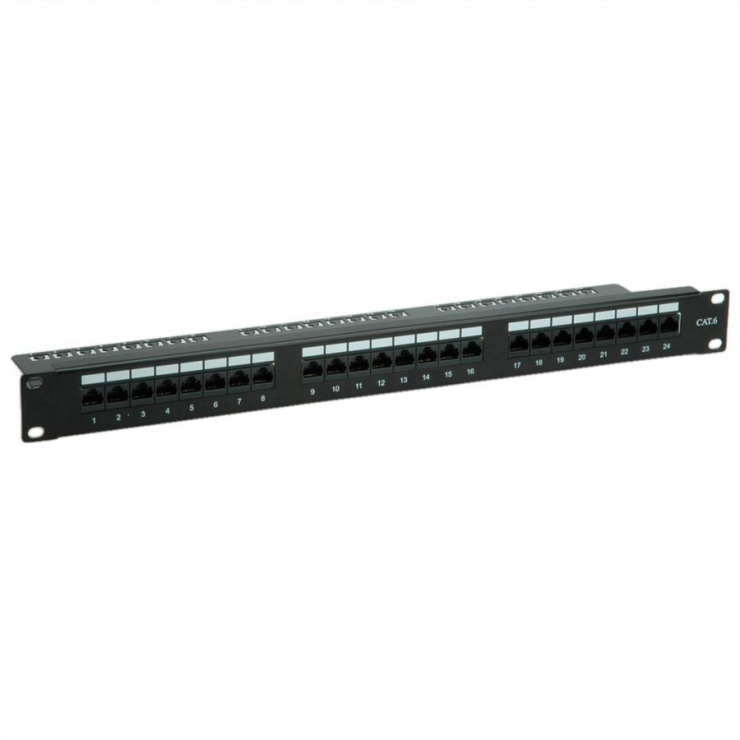 Patch Panel UTP Cat.6, 24 Porturi, Value