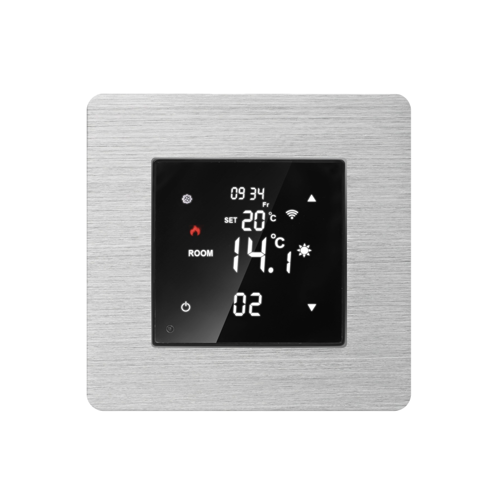 Termostat Wi-Fi Luxion cu Rama Aluminiu - imagine 2