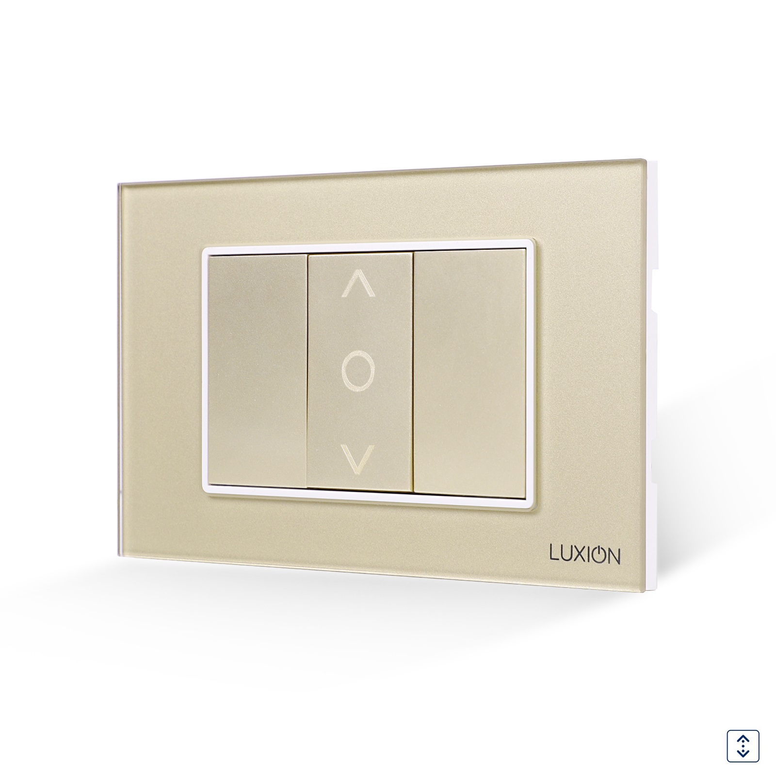 Intrerupator Jaluzele Mecanic LUXION cu Rama Sticla 3M, IP44 - imagine 9