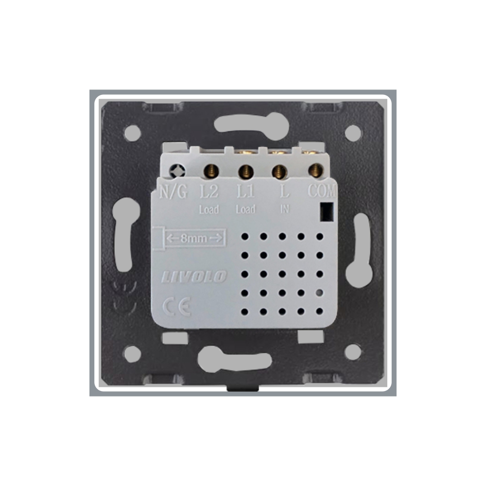 Intrerupator Dublu Wireless Livolo, Cap Scara - imagine 4