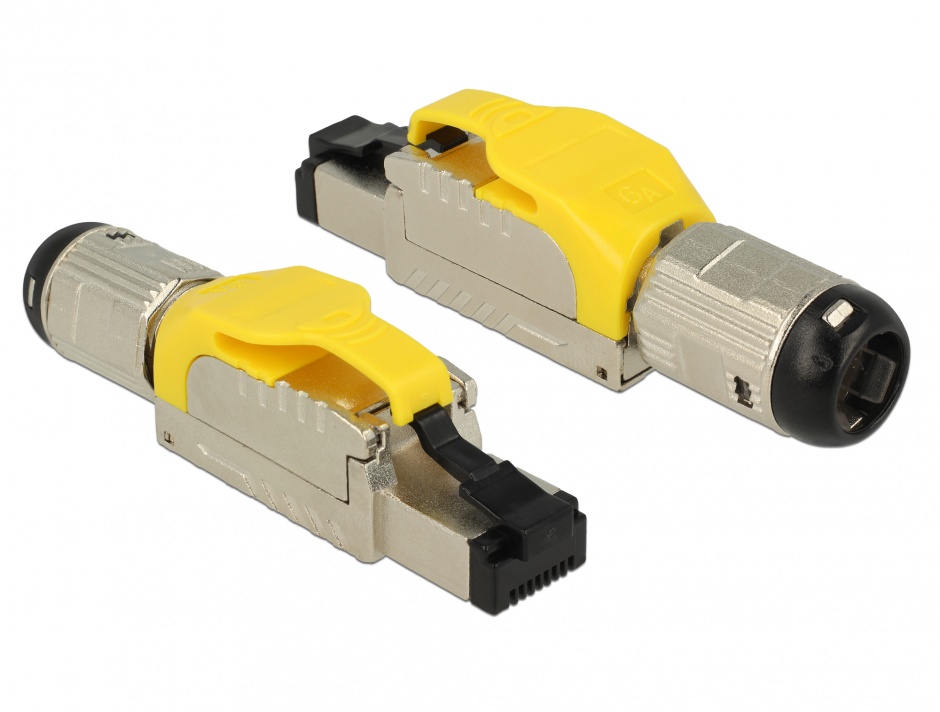 Conector RJ45 Cat 6A Metal Delock