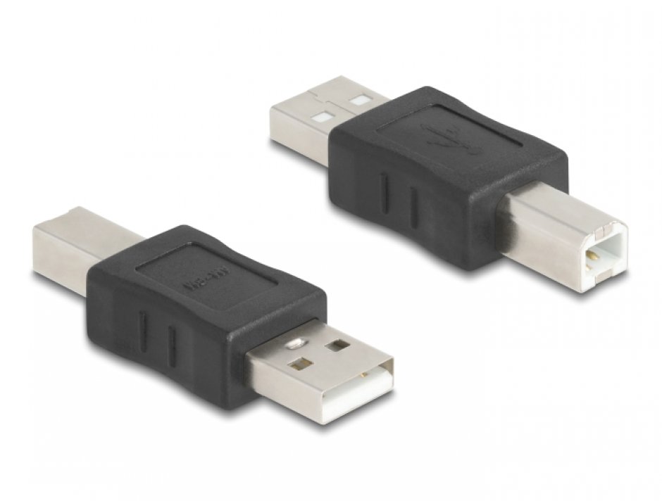 Adaptor USB-B 2.0 la USB-A Delock