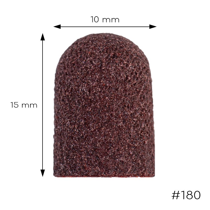 Capison pedichiura Nailshop 10/15, Duritate 180, Set 5 Buc