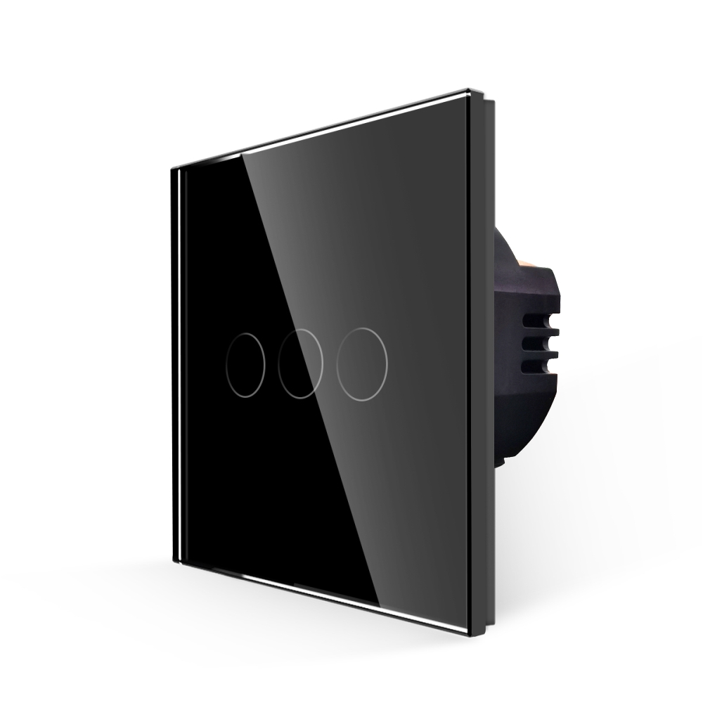 Intrerupator Triplu Touch Sticla LUXION 2000W - imagine 9