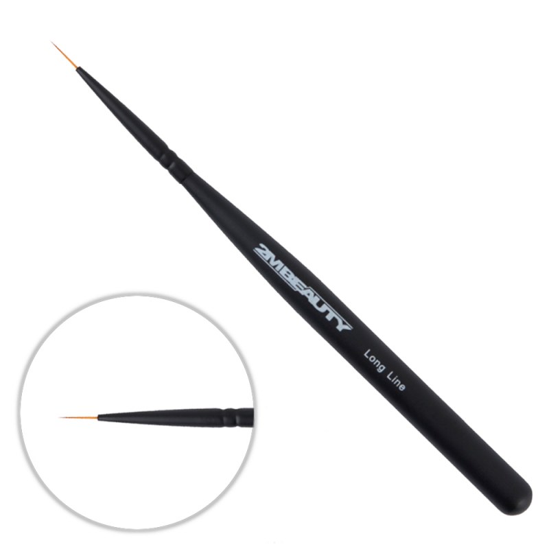Pensula Nail Art 2M Long Line Black Beauty