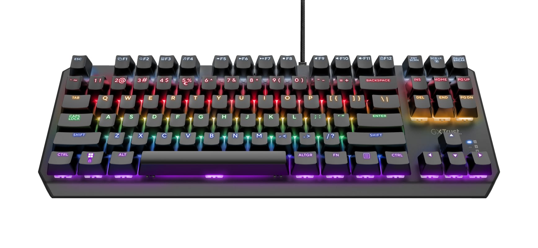 Tastatura Trust GXT834 Callaz Mecanica Tenkeyless LED - imagine 3