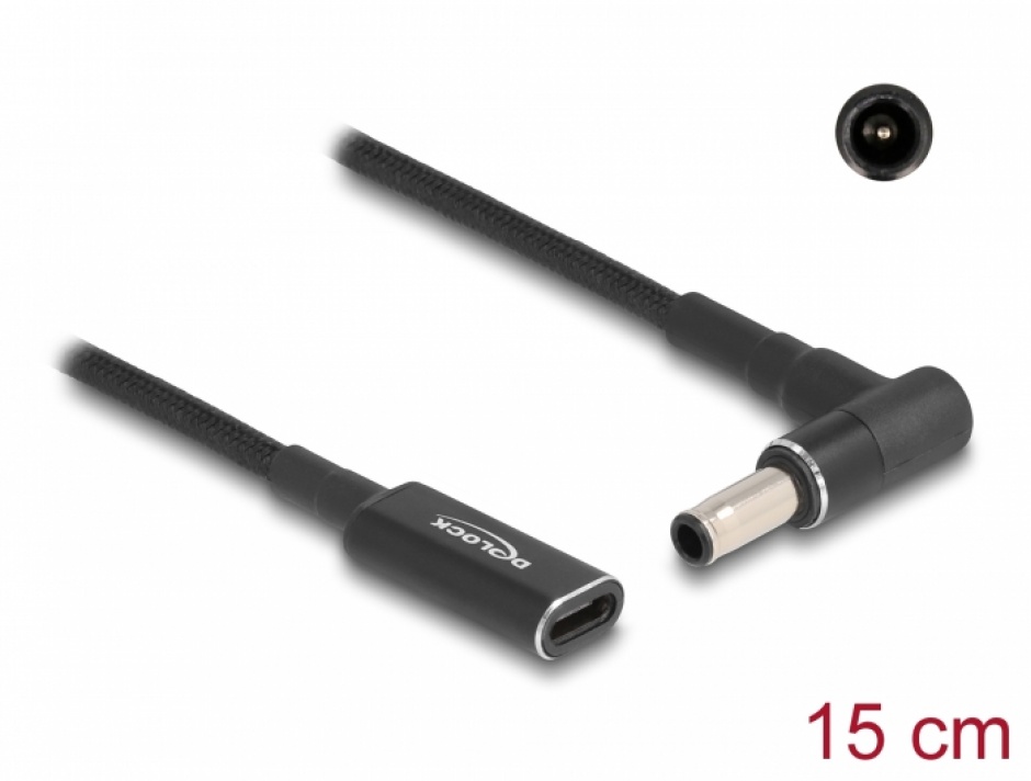 Adaptor USB-C la Samsung 5.5mm Delock