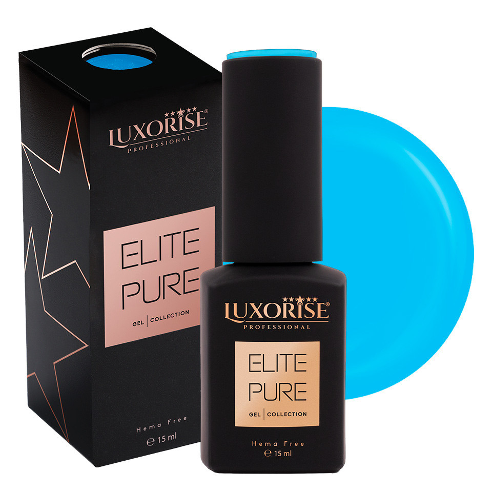 Oja Semipermanenta Hema Free Luxorise Cyan Blue 15ml