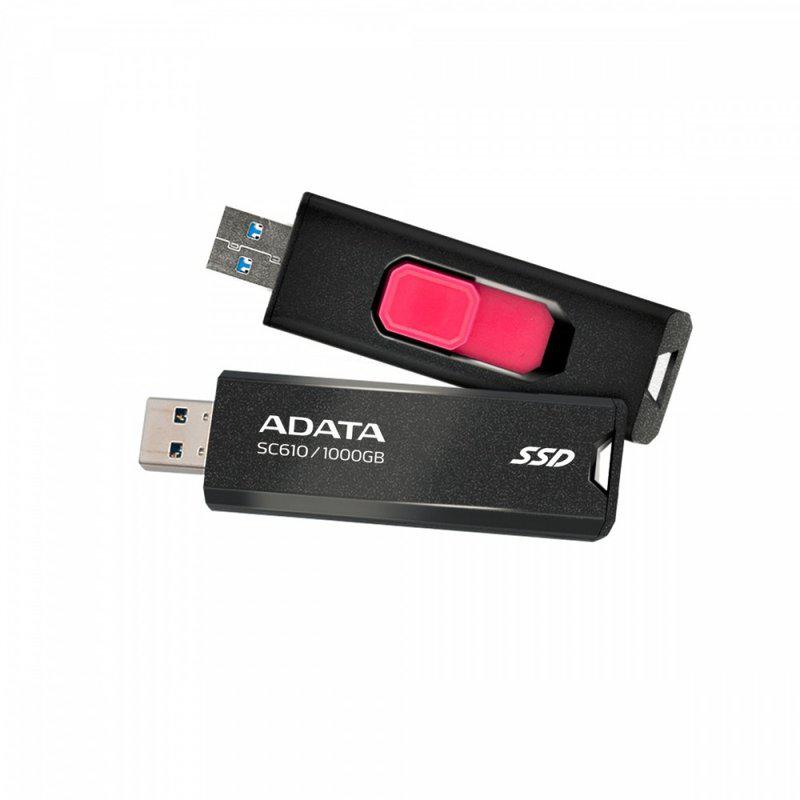 SSD Extern Adata SC610 500GB USB 3.1 - Rapid și Portabil