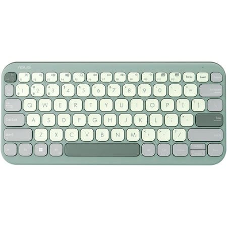 Tastatură Wireless ASUS KW100 Green Tea Latte - Ultra Subțire - imagine 2