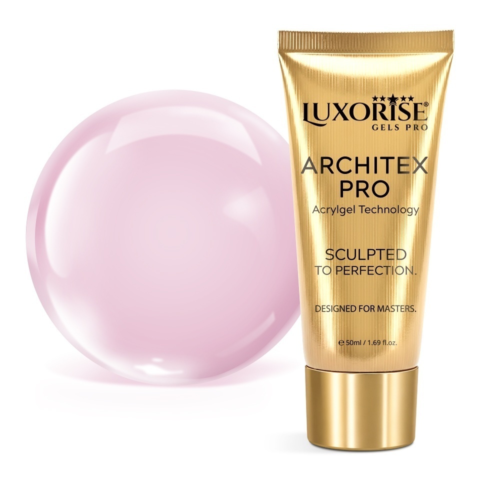 Polygel LUXORISE ARCHITEX PRO - Atelier Rosé Collection, Poetic Bloom, 50ml