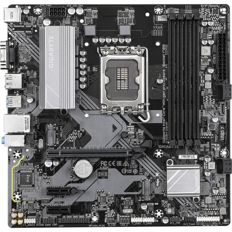 Placă de Bază GIGABYTE B760M D3HP DDR5 mATX LGA1700 - imagine 6