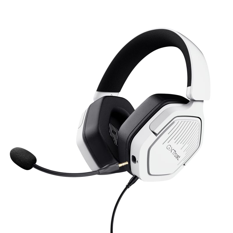 Casti Trust GXT492 Carus Multiplatforma cu Microfon Alb - imagine 2