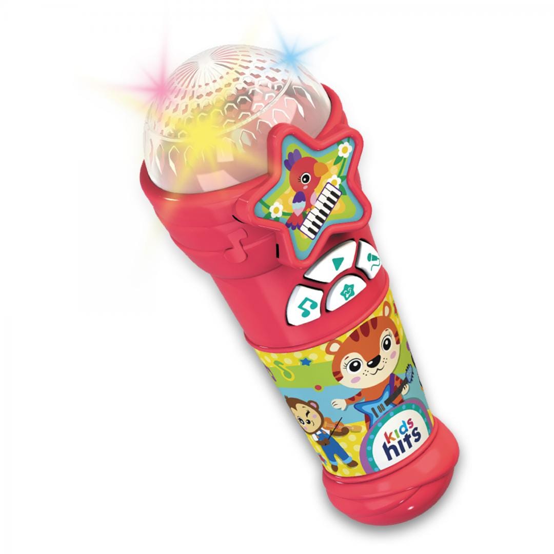 Microfon Copii cu Lumini și Sunete Kids Hits - Karaoke - imagine 3
