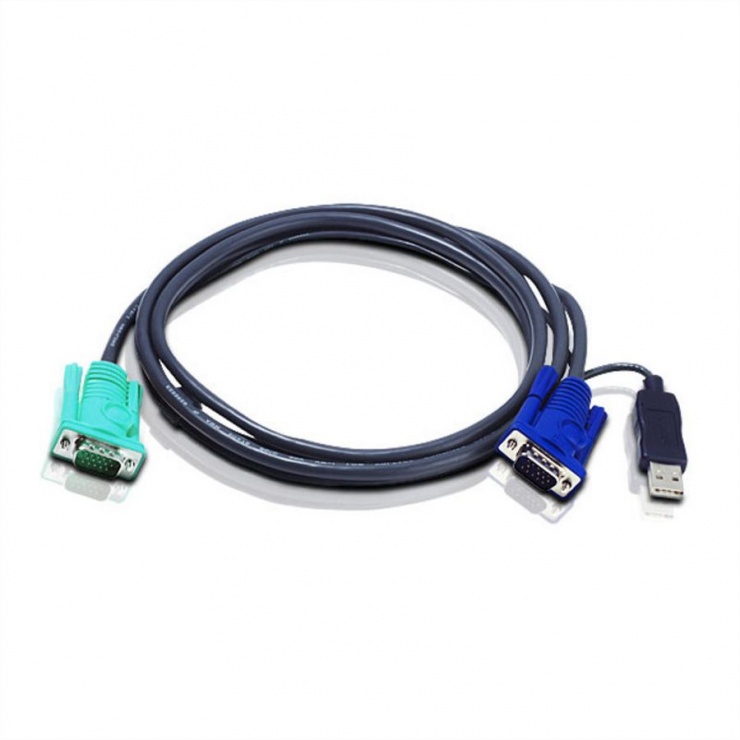 Cabluri ATEN KVM USB 3m Compatibil