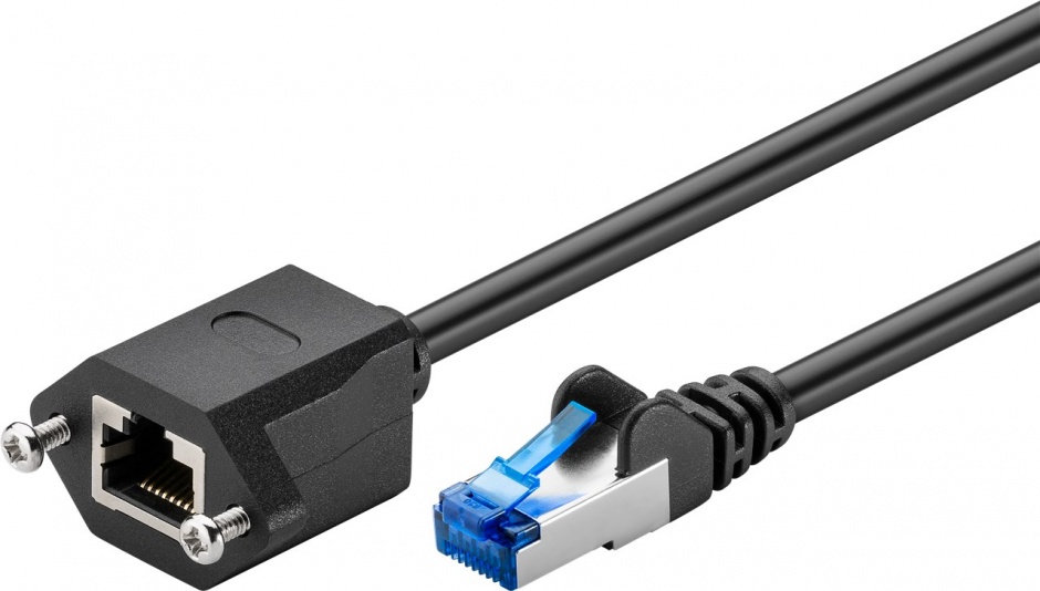 Cablu RJ45 CAT 6A 1m Goobay, Gigabit