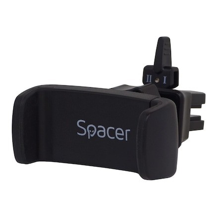 Suport Auto Grila Ventilație Spacer - Negru, Rotire 360°