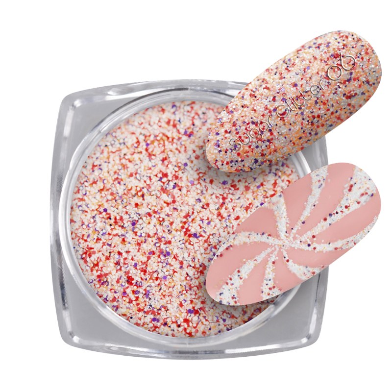 Sugar Glitter Mix 06 Nailshop - Sclipire Fină