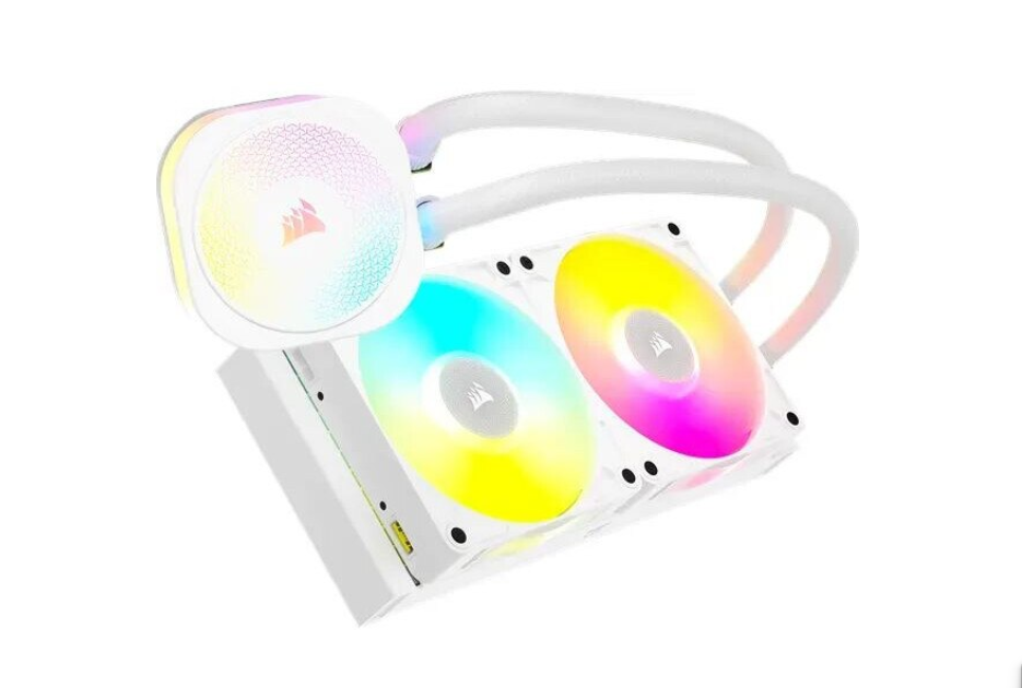 Cooler CORSAIR iCUE LINK TITAN 240 RX RGB AIO Liquid Alb - imagine 2
