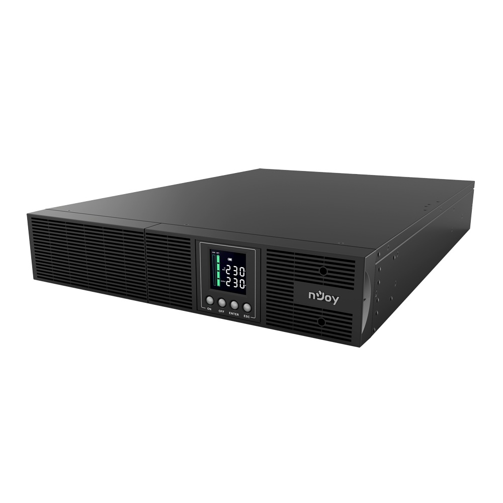 UPS NJOY Aster 3000VA Online Sinusoida Pura - Protectie Profesion - imagine 2