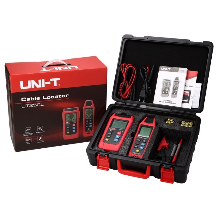 Detector cabluri Uni-T UT25CL, emițător și receptor