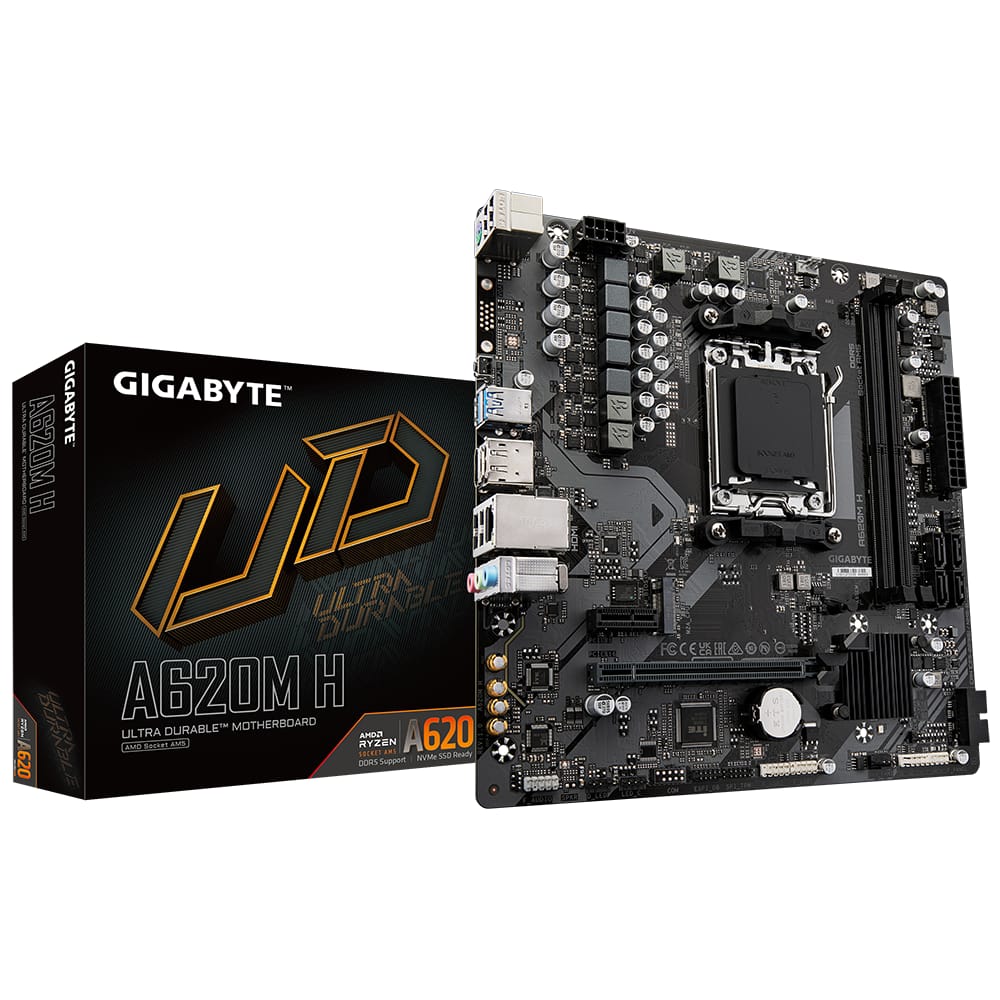 Placa de Baza Gigabyte A620M H AM5 mATX - Performanta DDR5 - imagine 3