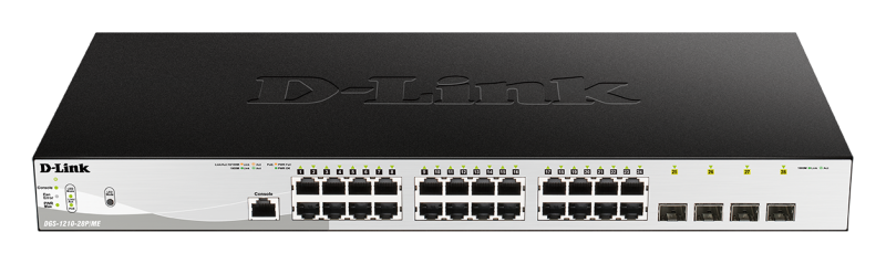 Switch D-Link DGS-1210-28P/ME PoE 24 Porturi Gigabit WebSmart