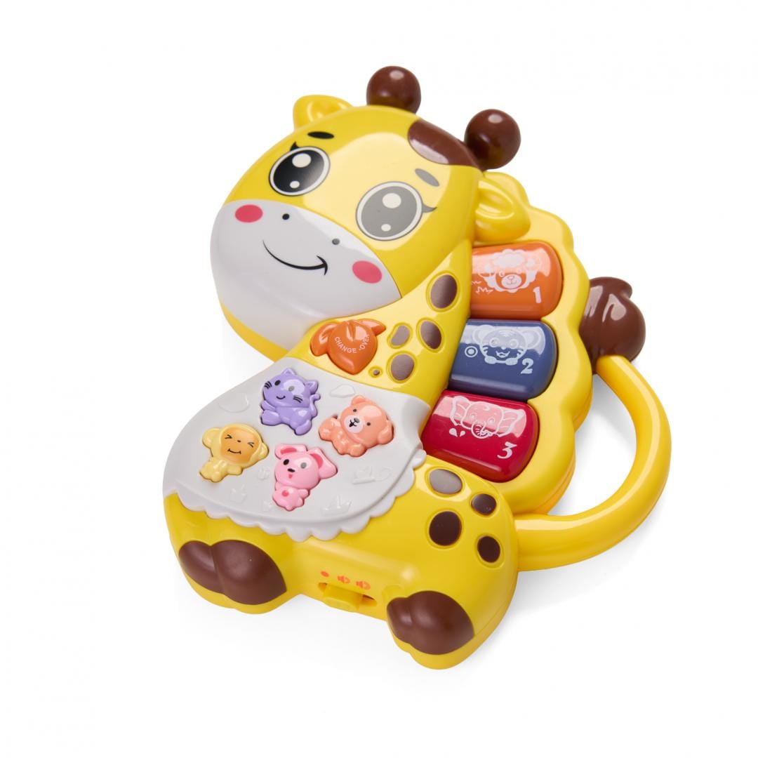 Jucarie Girafa cu Lumini si Sunete Momki - Educativa - imagine 4