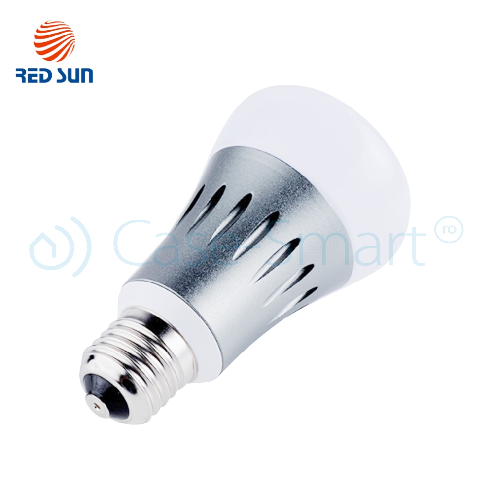 Bec LED RGB WiFi Red Sun, 7W, Control Aplicatie - imagine 3