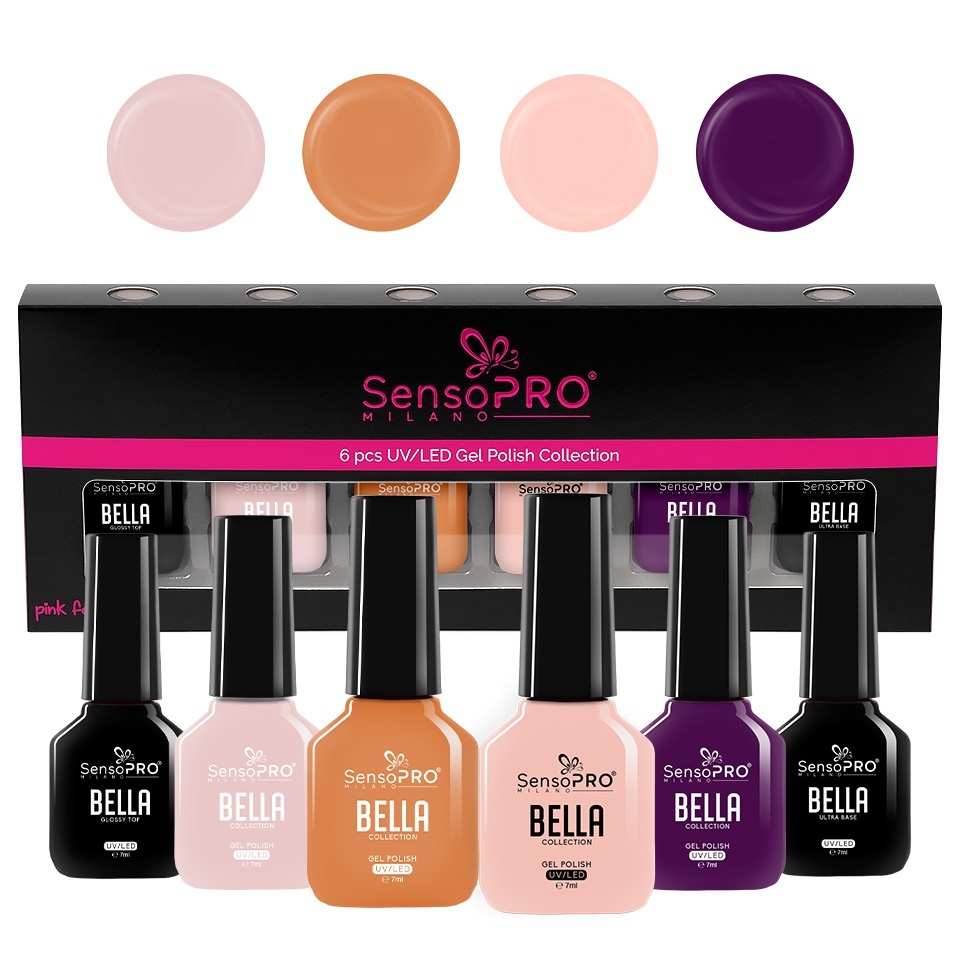 Set Oje Semipermanente SensoPRO 6 x 7ml - imagine 2