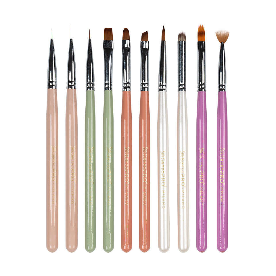 Set 10 Pensule Unghii SensoPRO Milano