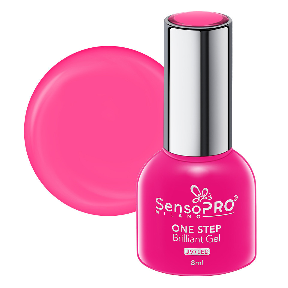 Oja Semipermanenta One Step SensoPRO Hot Pink 8ml