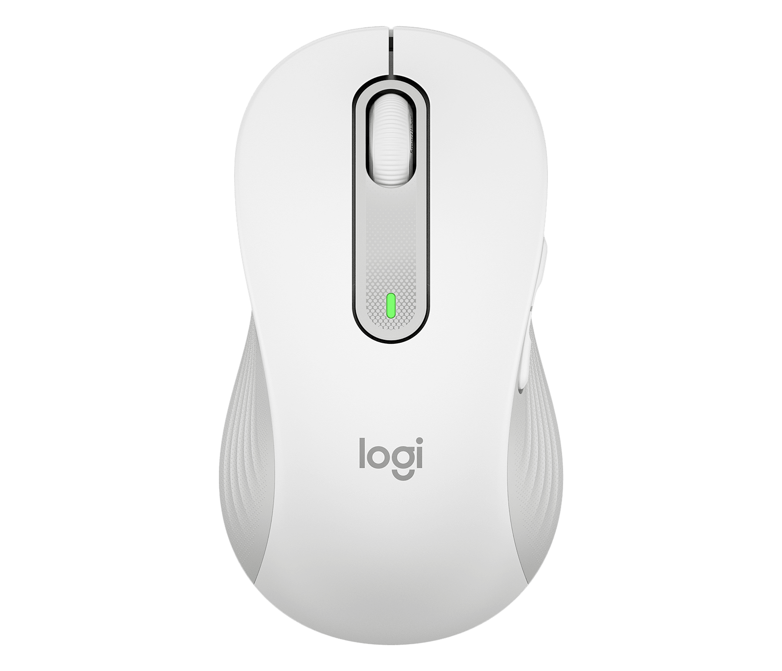 Mouse Wireless Logitech M650 Alb - Silențios și Ergonomic