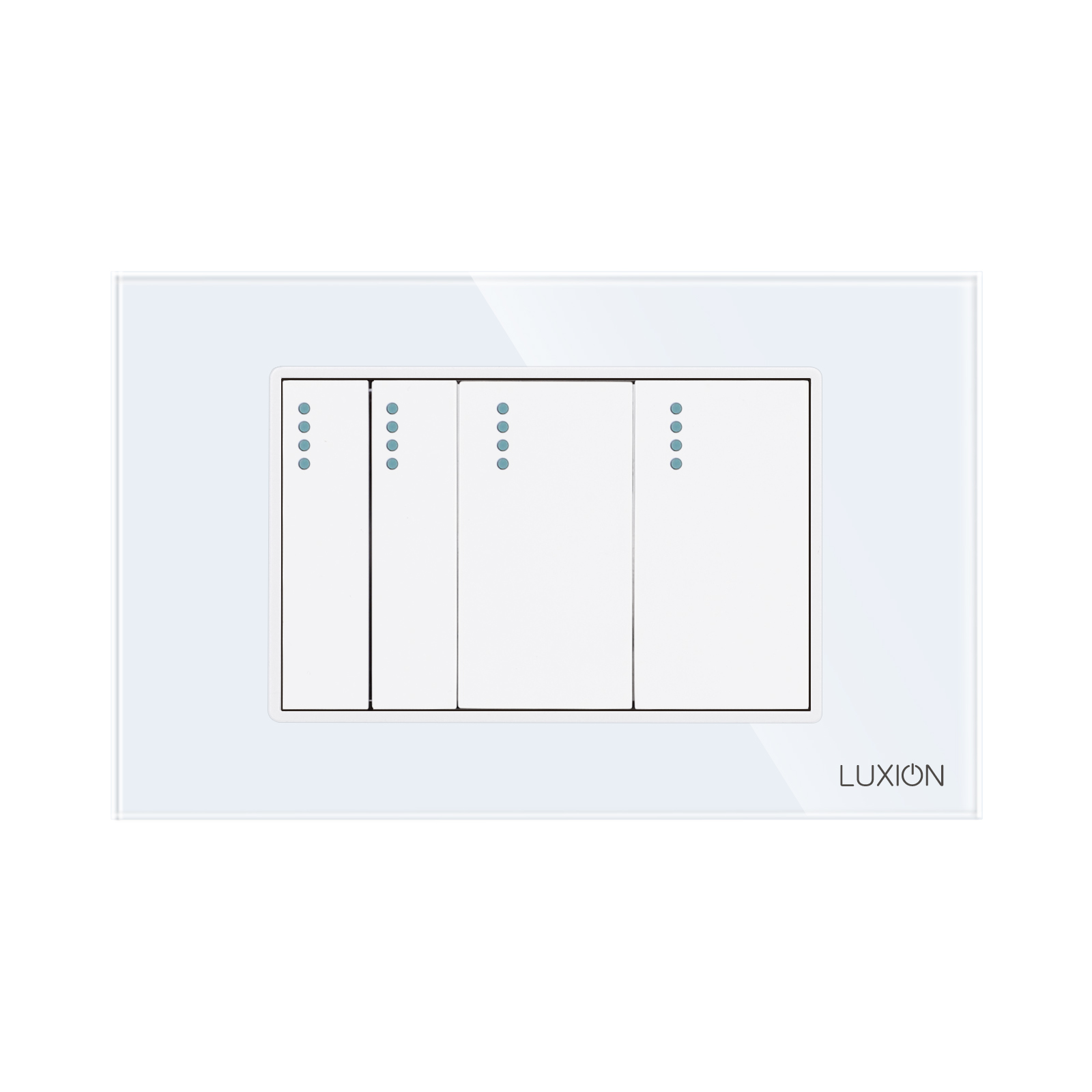 Întrerupător Mecanic 4 Posturi LUXION Sticlă, IP44 - imagine 2