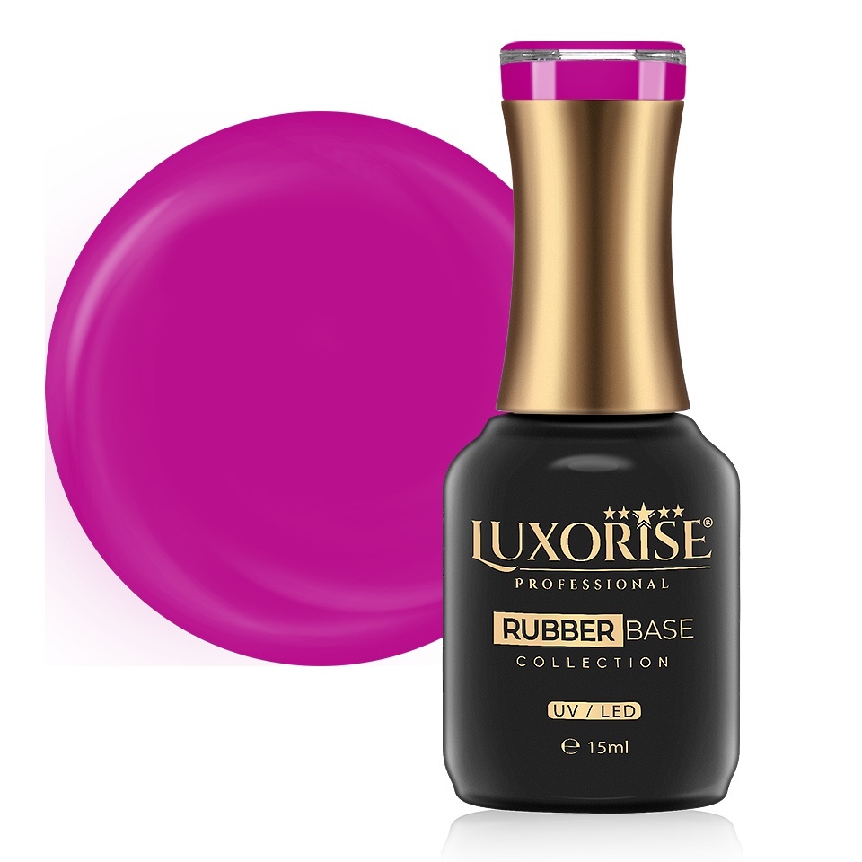 Rubber Base Luxorise Orchid Obsession 15ml - imagine 2