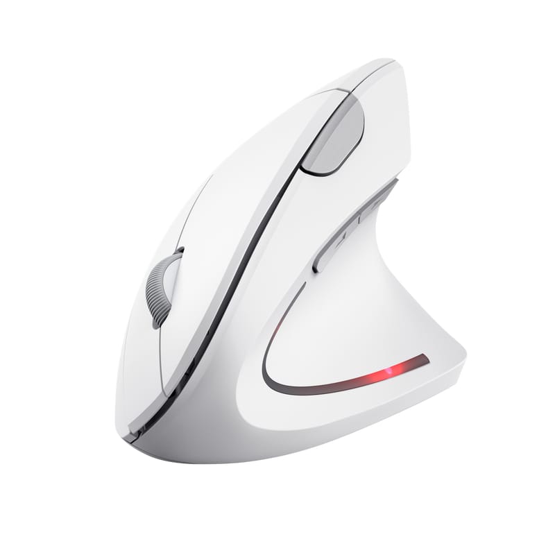 Mouse Trust Verto Wireless Ergonomic Alb - Confort Superior - imagine 2
