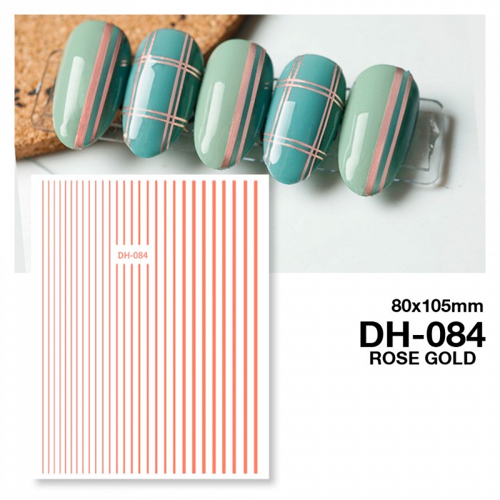 Matriță Unghii Autocolantă Rose Gold | Nailshop