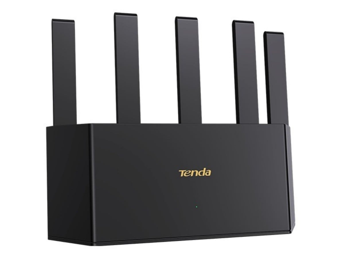 Router wireless casa/birou Tenda TND-TX2L Pro, Wi-Fi 6 AX1500, Dual-band, Gigabit, 5 antene, MU-MIMO, Beamforming, Mesh, WPA3