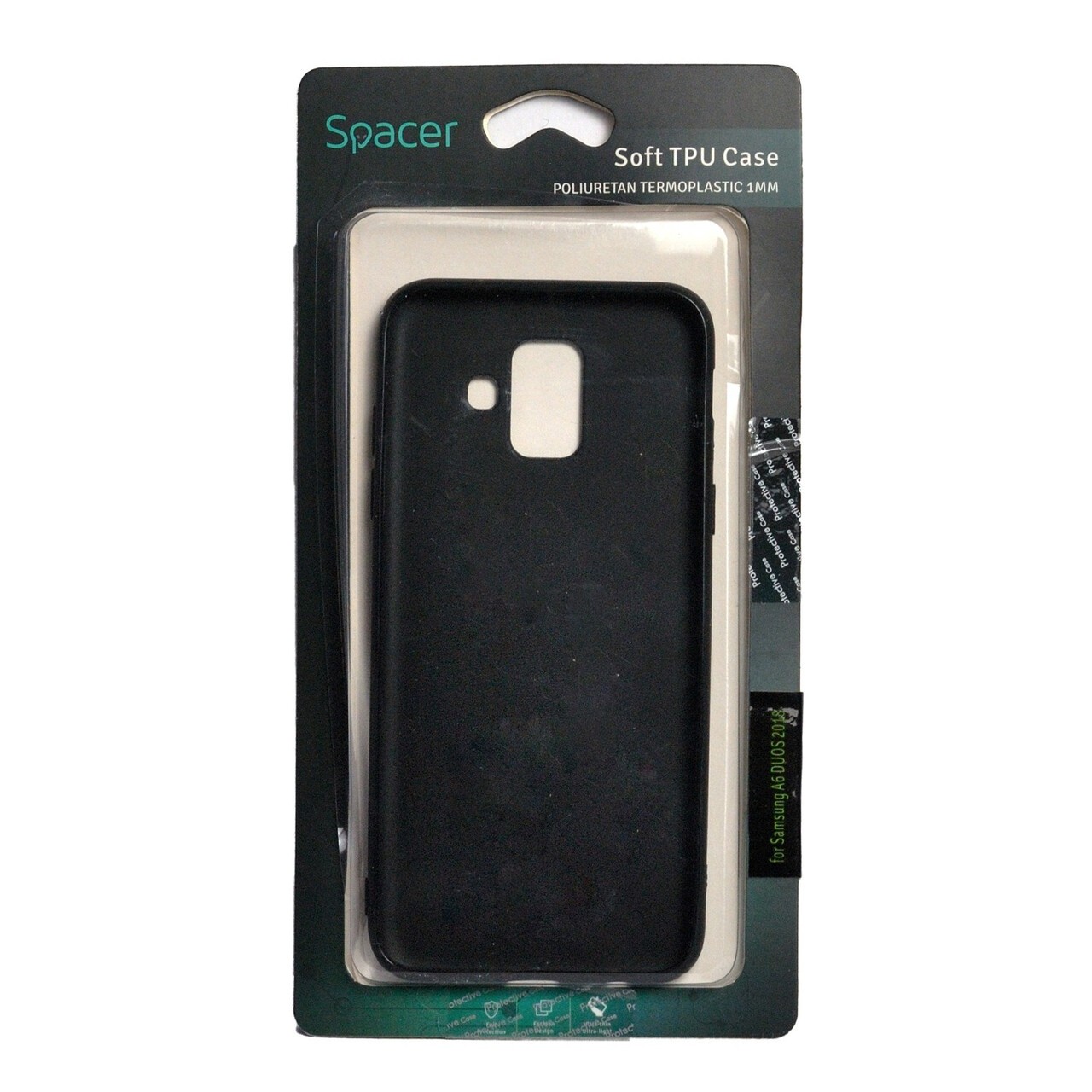 Husă Spacer TPU Samsung A6 2018 Negru Mat