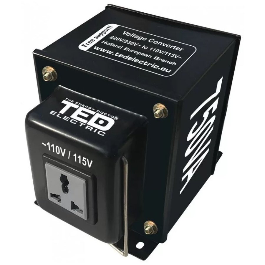 Convertor tensiune 230-220V la 110-115V 750VA Reversibil TED003690