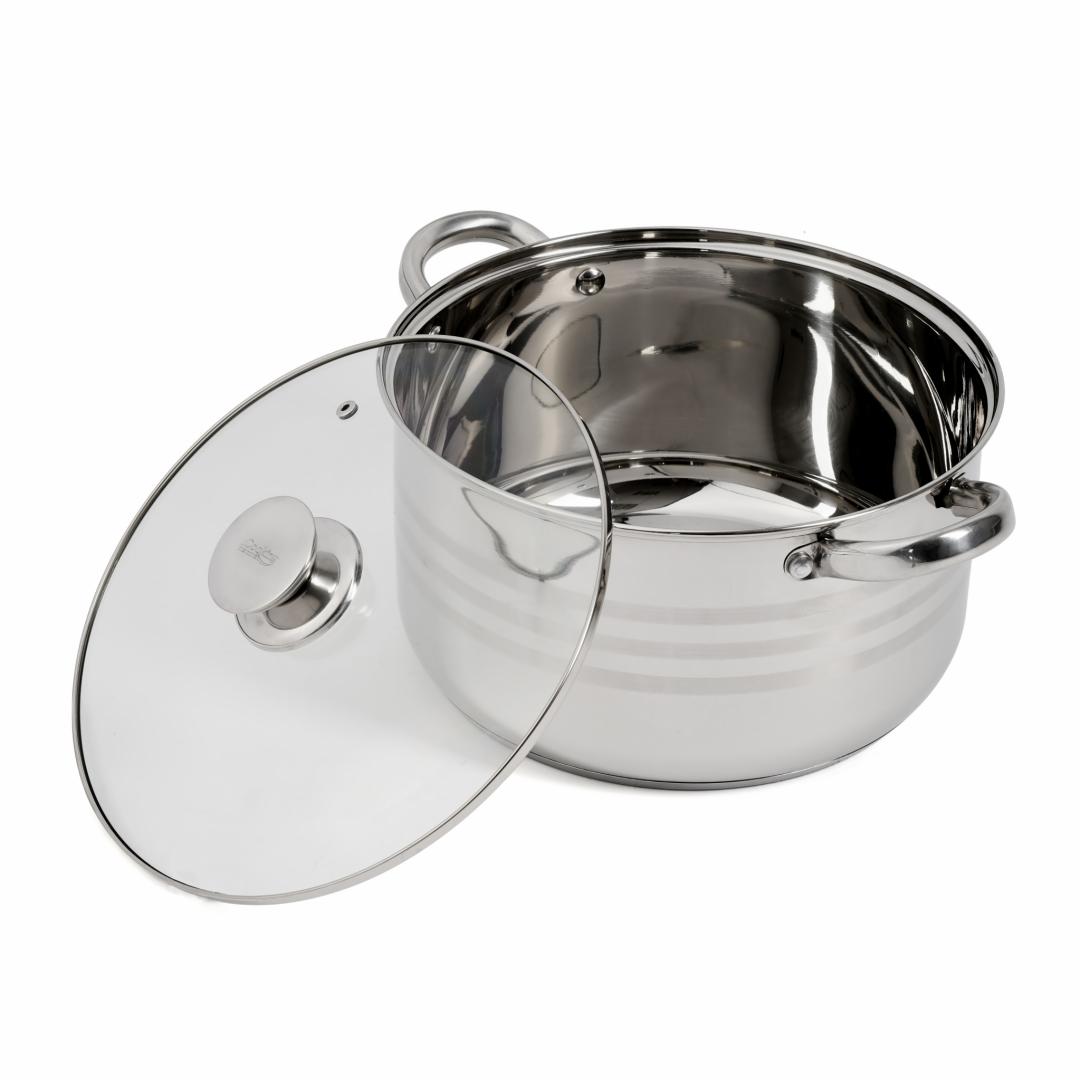 Semioală Heinner Myra 7L, Inox, cu Capac - 26x14,5 cm - imagine 2
